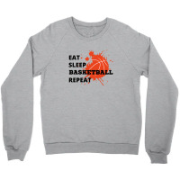 Eat Sleep Basketball Repeat, Basketball Funny Crewneck Sweatshirt | Artistshot