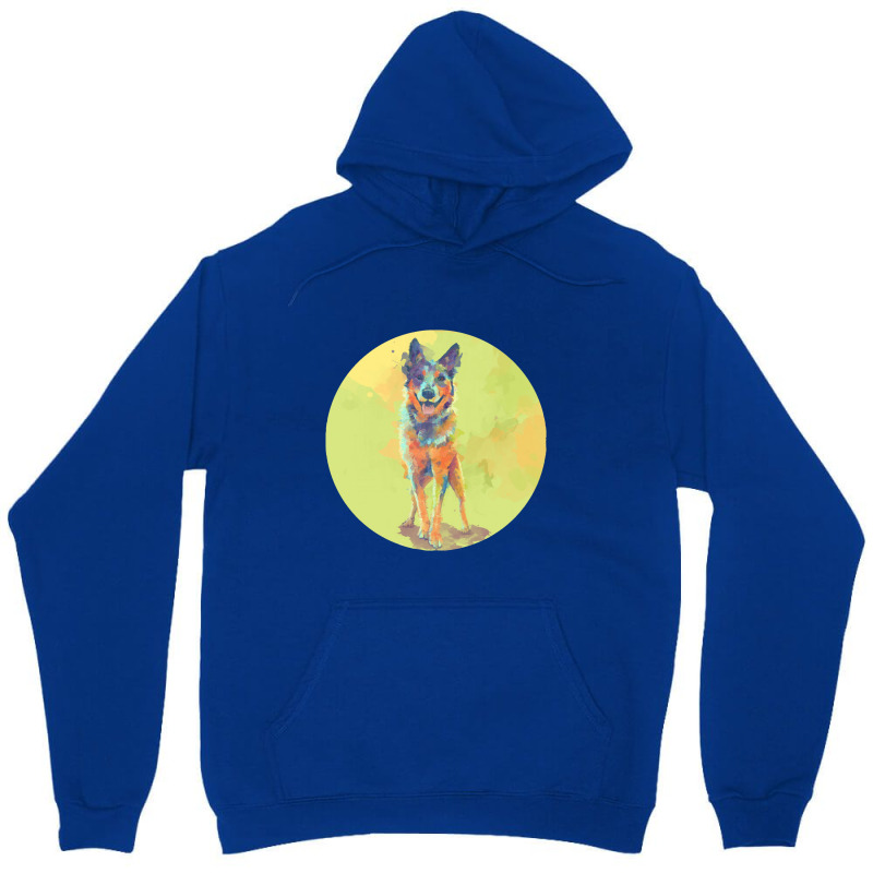 Australian Cattle Dog  Blue Heeler Dog Unisex Hoodie by antoniohollie | Artistshot