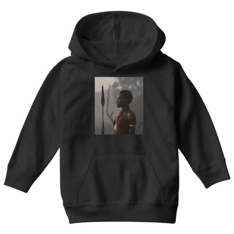 The Woman King Youth Hoodie by cm-arts | Artistshot