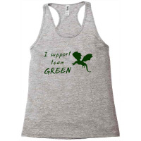 I Support Team Green Graphic Racerback Tank | Artistshot