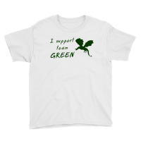 I Support Team Green Graphic Youth Tee | Artistshot