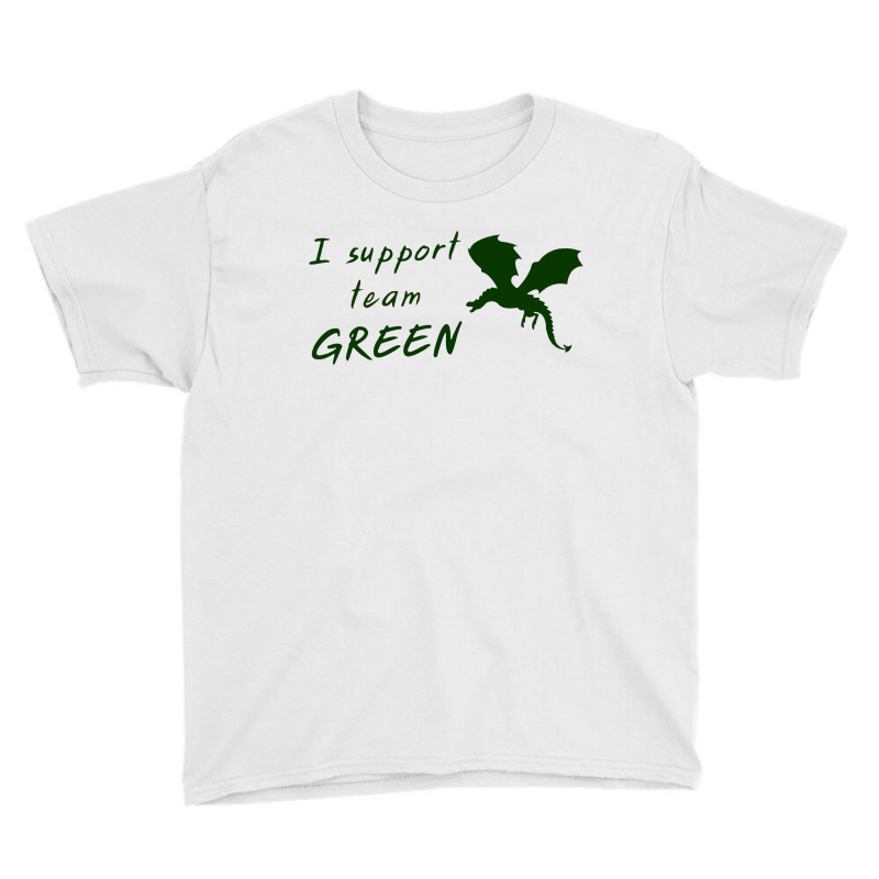 I Support Team Green Graphic Youth Tee | Artistshot