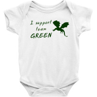 I Support Team Green Graphic Baby Bodysuit | Artistshot