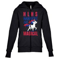 Hlhs Warrior Hypoplastic Left Heart Syndrome Unicorn Lover T Shirt Youth Zipper Hoodie | Artistshot