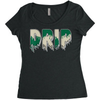 Drip Dripping Low Lottery Green Matching T Shirt Women's Triblend Scoop T-shirt | Artistshot