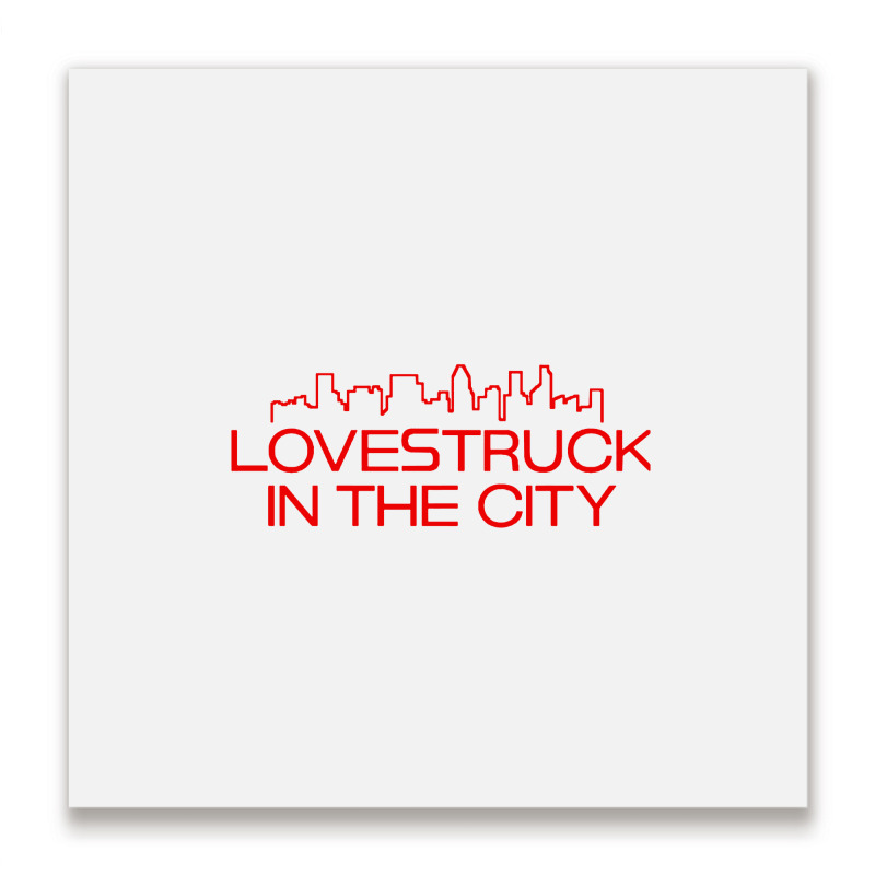 Lovestruck In The City Metal Print Square | Artistshot