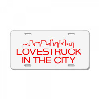 Lovestruck In The City License Plate | Artistshot