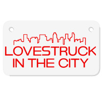 Lovestruck In The City Motorcycle License Plate | Artistshot