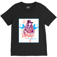 Shooting Stars Whitney Houston V-neck Tee | Artistshot