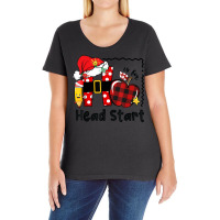 H Is For Headstart Life Funny Christmas Head Start Teacher T Shirt Ladies Curvy T-shirt | Artistshot