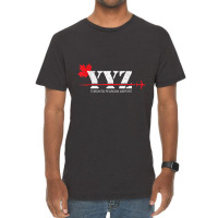 Retro Vintage Toronto Yyz Maple Leaf Airport Code T Shirt Vintage T-shirt | Artistshot