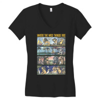 Where The Wild Things Are Storybook Panels Sweatshirt Women's V-neck T-shirt | Artistshot