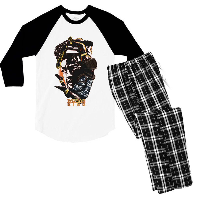 The Woman King Warrior Men's 3/4 Sleeve Pajama Set | Artistshot