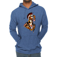 Traditional Beautiful Knight Tattoo Lightweight Hoodie | Artistshot