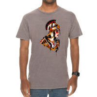 Traditional Beautiful Knight Tattoo Vintage T-shirt | Artistshot