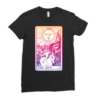 The Sun Tarot Card Witch Aesthetic Witchy Major Arcana T Shirt Ladies Fitted T-shirt | Artistshot