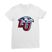 Liberty Flames Ladies Fitted T-shirt | Artistshot