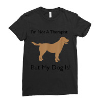 Therapy Dog T Shirt  Dog Therapist  Canine Volunteer Ladies Fitted T-shirt | Artistshot