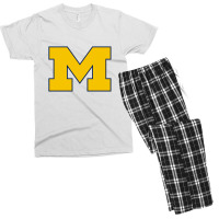 #michigan -wolverines Men's T-shirt Pajama Set | Artistshot