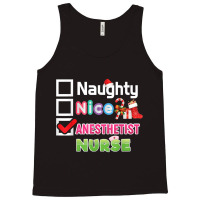 Naughty Nice Anesthetist Nurse Merry Christmas Santa Sweater T Shirt Tank Top | Artistshot