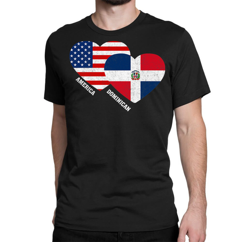 Dominican Republic Flag Shirt Dominican American Pride Premium T Shirt Classic T-shirt by cm-arts | Artistshot