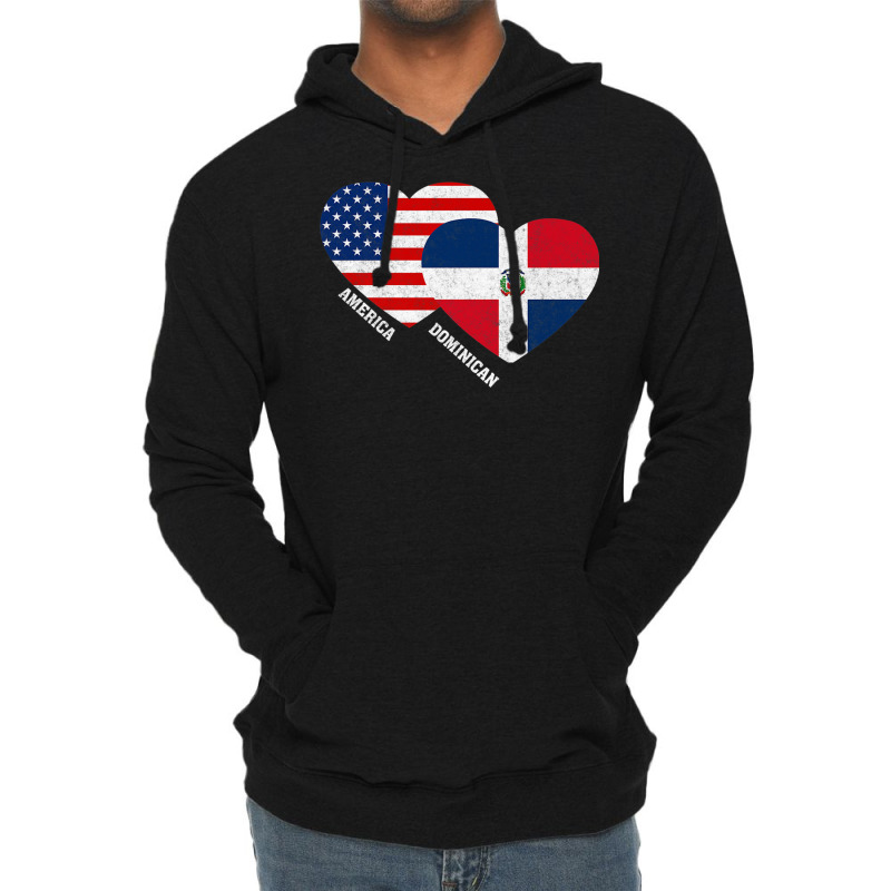 Dominican Republic Flag Shirt Dominican American Pride Premium T Shirt Lightweight Hoodie by cm-arts | Artistshot