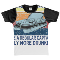 Pontoon Captain Like A Regular Captain Only More Drunk Boat T Shirt Graphic Youth T-shirt | Artistshot