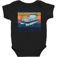 Pontoon Captain Like A Regular Captain Only More Drunk Boat T Shirt Baby Bodysuit | Artistshot