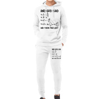 Maxwell Equations And God Said And There Was Light Pullover Hoodie Hoodie & Jogger Set | Artistshot