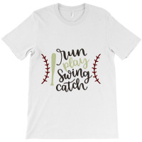 Baseball Game  Run Play Swing Catch T-shirt | Artistshot