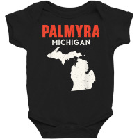 Palmyra Michigan Usa State America Travel Michiganian T Shirt Baby Bodysuit | Artistshot