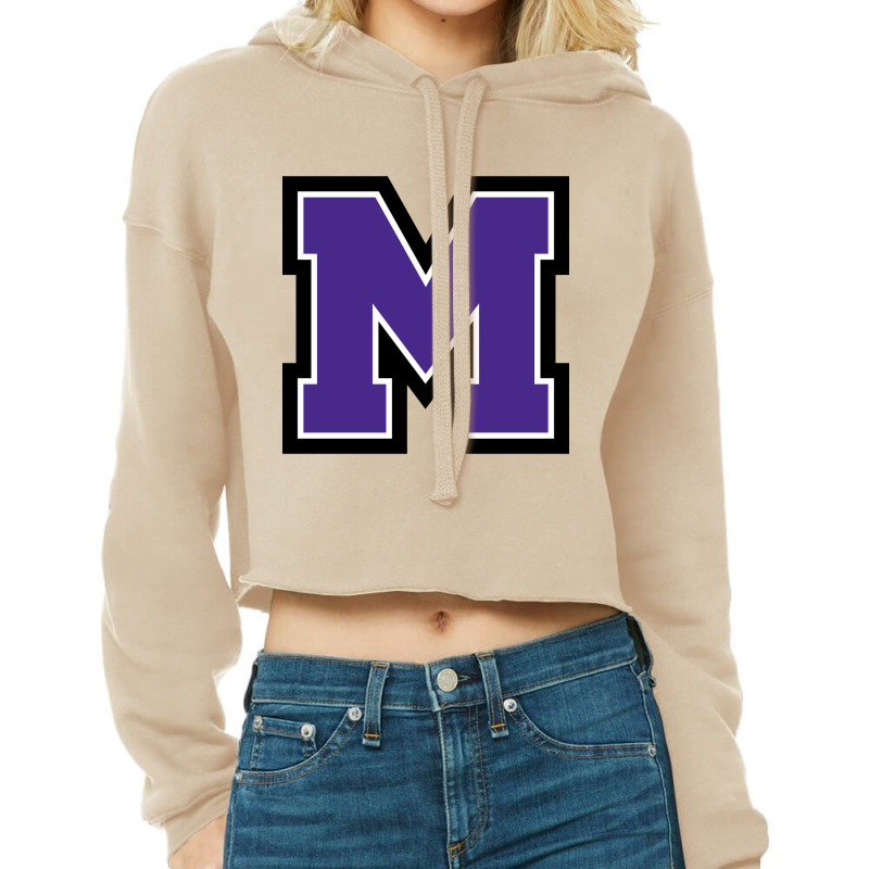 Custom University Of Mount Union Raiders Cropped Hoodie By