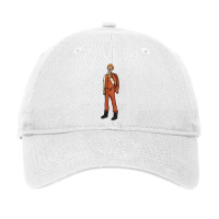 Napoloen Dynamite Themed Orange Adjustable Cap | Artistshot