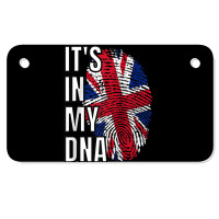 Its In My Dna British Flag United Kingdom Fingerprint Raglan Baseball Motorcycle License Plate | Artistshot