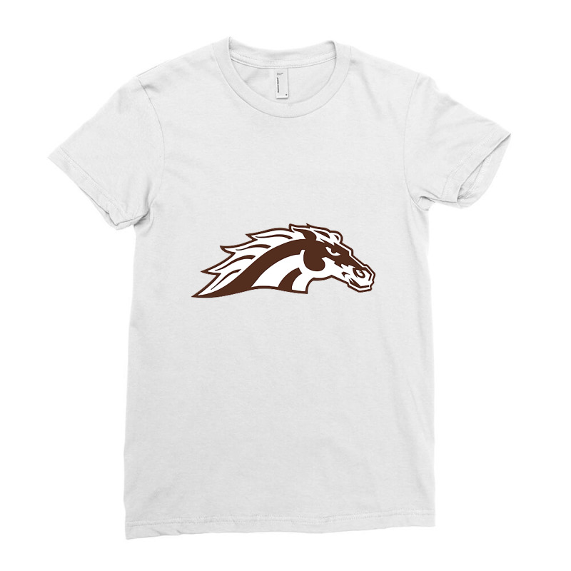 Western Michigan Broncos Ladies Fitted T-Shirt by cm-arts | Artistshot