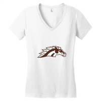 Western Michigan Broncos Women's V-neck T-shirt | Artistshot