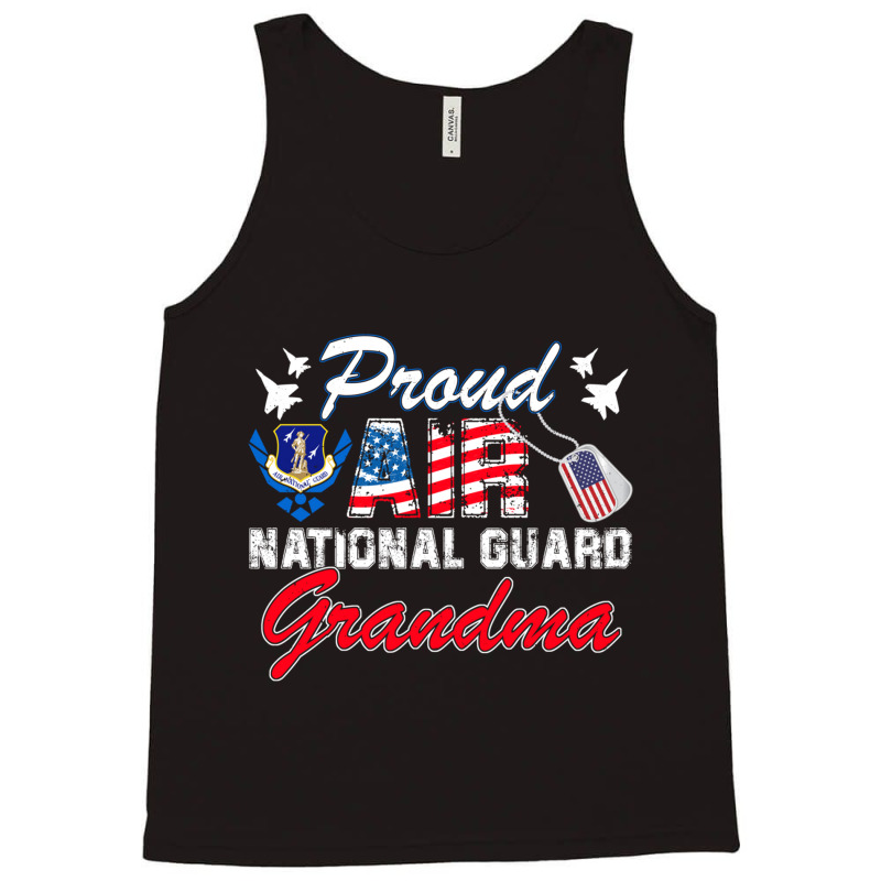 Proud Air National Guard Grandma Air Force Veterans Day Long Sleeve T Tank Top by cm-arts | Artistshot