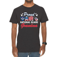 Proud Air National Guard Grandma Air Force Veterans Day Long Sleeve T Vintage T-shirt | Artistshot