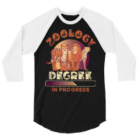 Zoology Degree In Progress Zoo Animals Caretaker Tank Top 3/4 Sleeve Shirt | Artistshot