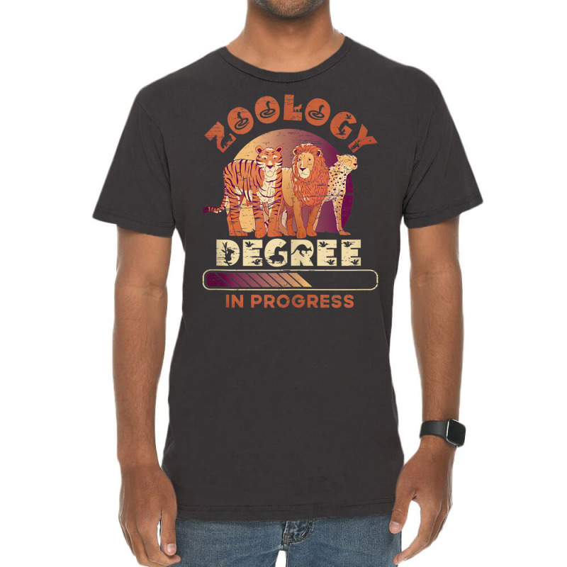 Zoology Degree In Progress Zoo Animals Caretaker Tank Top Vintage T-Shirt by cm-arts | Artistshot