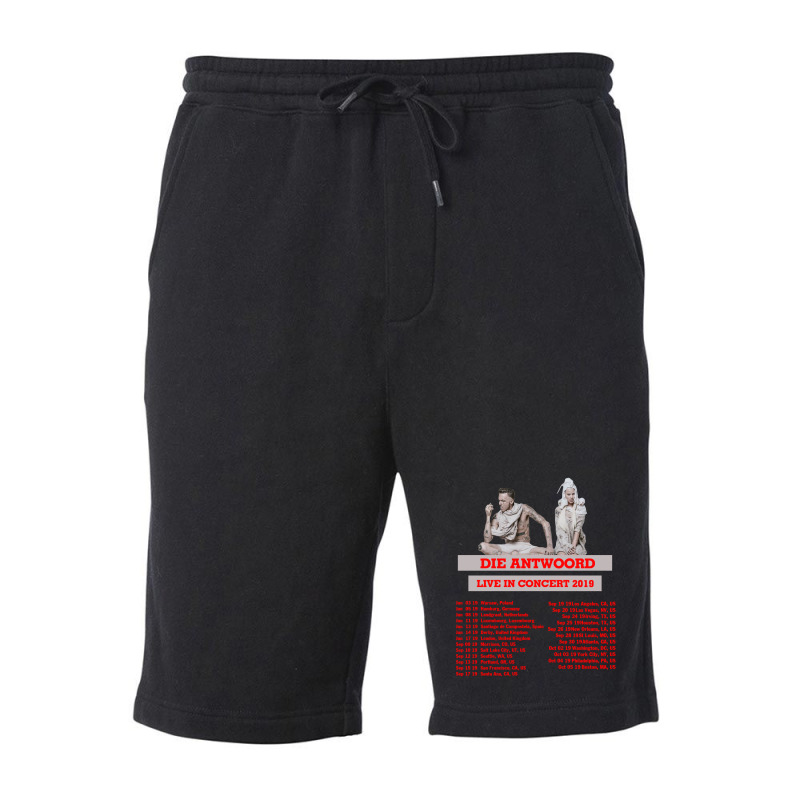 Die Antwoord Tour 2019 Fleece Short | Artistshot