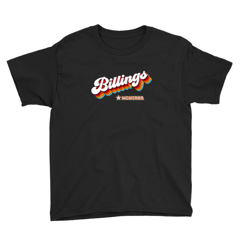 Retro 80s Billings Montana Mt Youth Tee | Artistshot