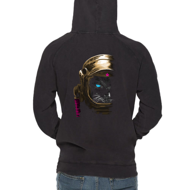 Cosmocat Vintage Hoodie by JesseWatson | Artistshot