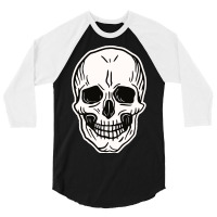 Front Man Skull 3/4 Sleeve Shirt | Artistshot