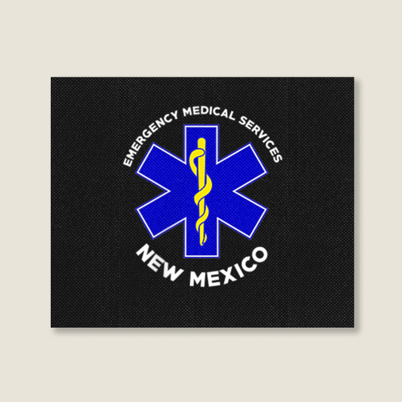 New Mexico Ems Emergency Medical Services Emt Medic Landscape Canvas Print | Artistshot