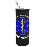 New Mexico Ems Emergency Medical Services Emt Medic Skinny Tumbler | Artistshot