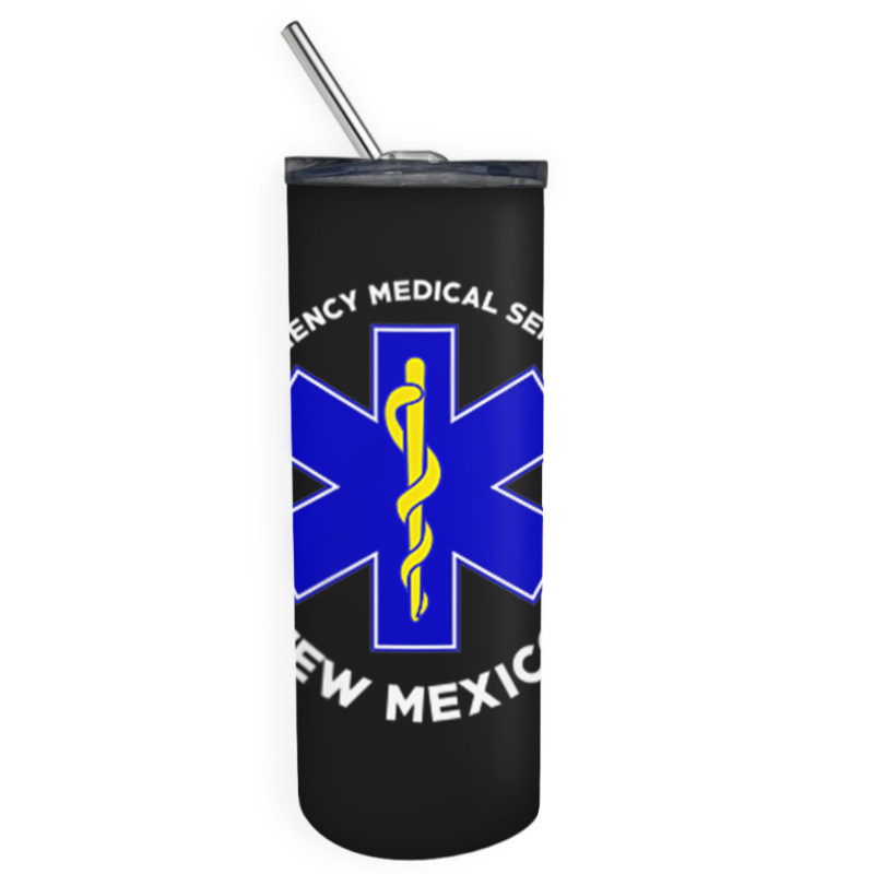 New Mexico Ems Emergency Medical Services Emt Medic Skinny Tumbler | Artistshot