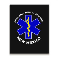 New Mexico Ems Emergency Medical Services Emt Medic Metal Print Vertical | Artistshot