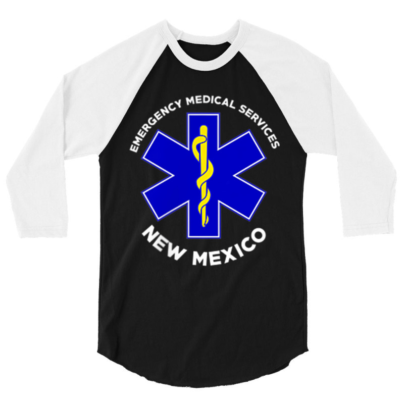 New Mexico Ems Emergency Medical Services Emt Medic 3/4 Sleeve Shirt | Artistshot