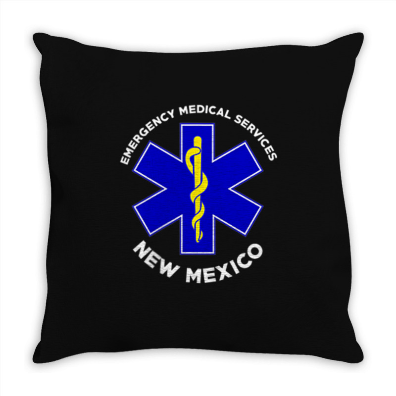 New Mexico Ems Emergency Medical Services Emt Medic Throw Pillow | Artistshot